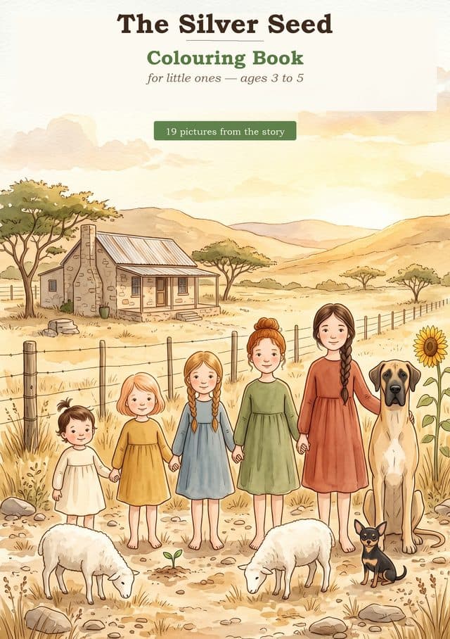 The colouring book for little ones, with thick simple outlines.